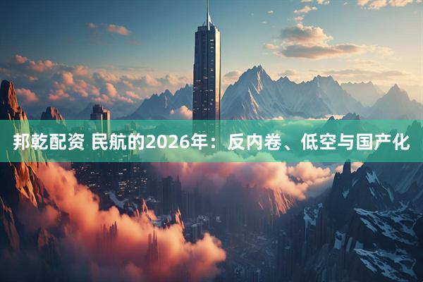邦乾配资 民航的2026年：反内卷、低空与国产化
